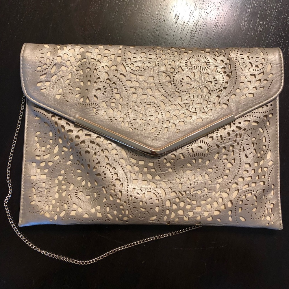 Muted Gold Envelope Clutch